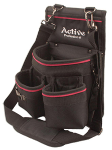 Tool Pouch,6-Pockets Tool Belts for Men,Detachable & Adjustable Tool Pouch belt for Electrician,Carpenter,Construction